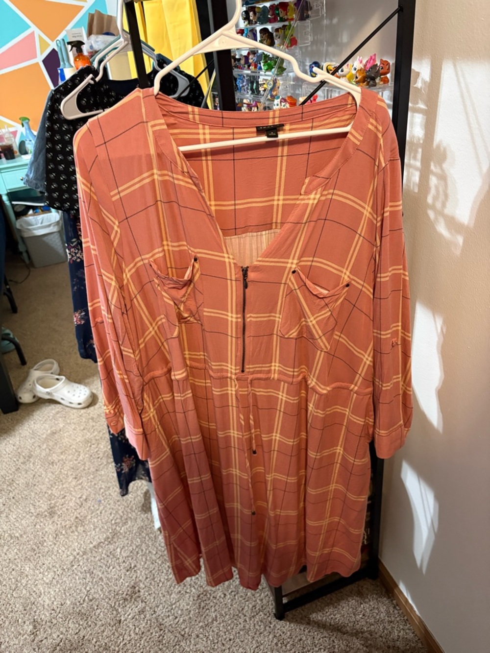 torrid Pink Plaid Dress